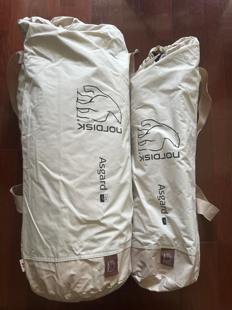 【未使用】ノルディスク アスガルド12.6 （テント本体＋ジップインフロア）