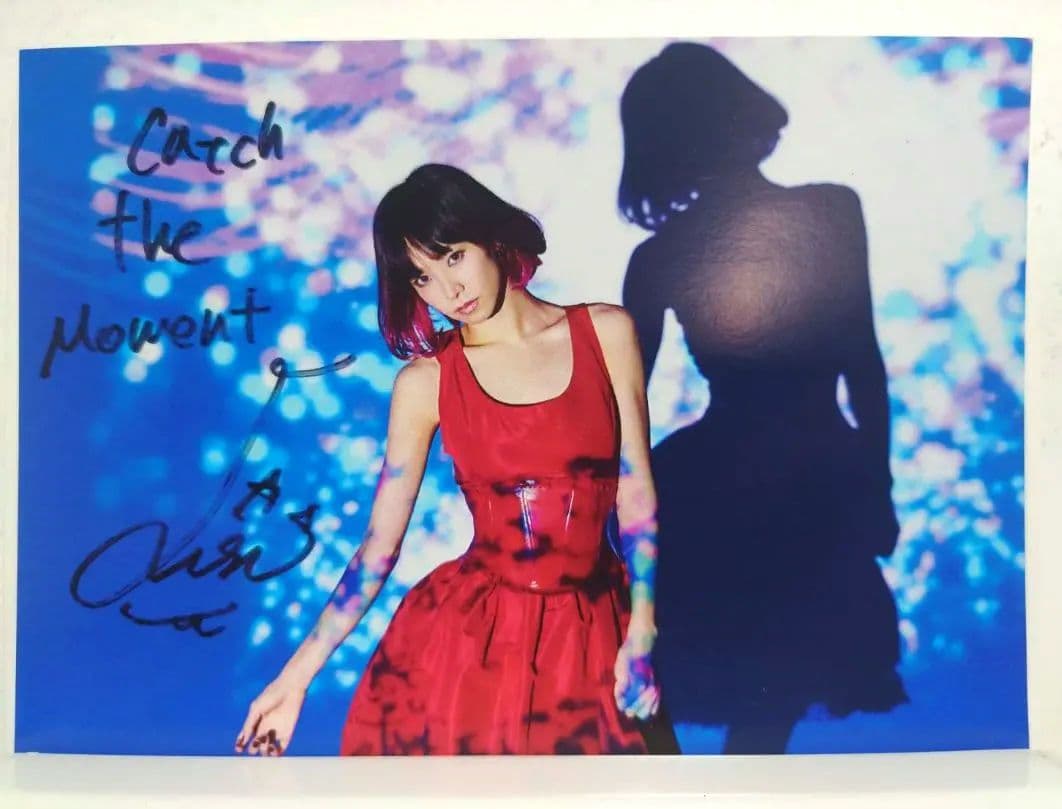 LiSA 直筆サイン入り ポストカード 「Catch the Moment」