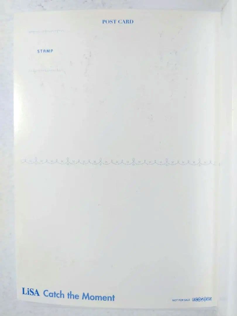LiSA 直筆サイン入り ポストカード 「Catch the Moment」