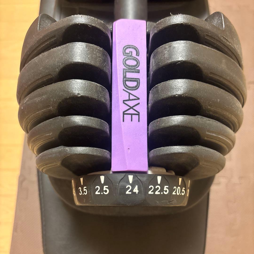 GOLDAXE 可変式ダンベル 24kg ベンチセット 最終値下げ