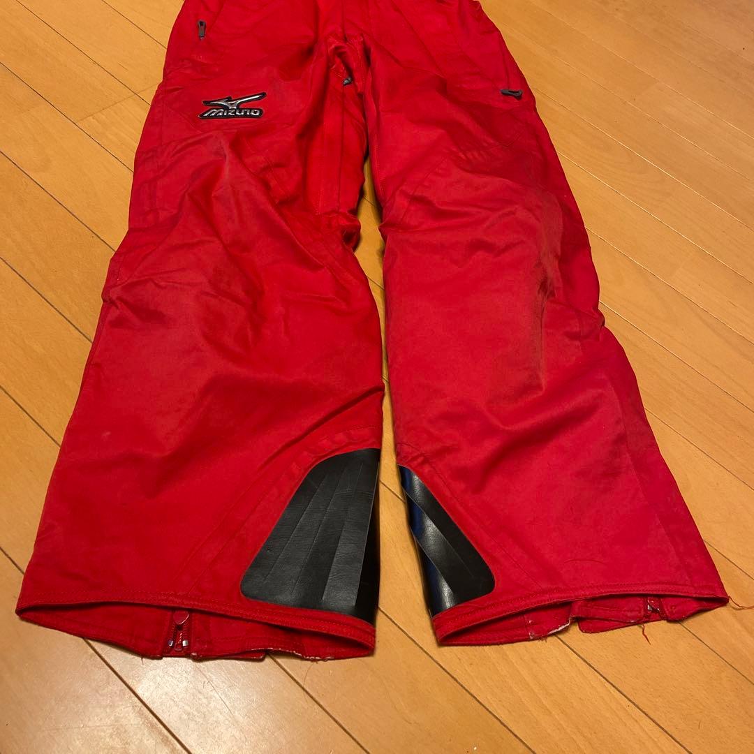値下げ！Mizuno スキーウェアセット レッド　2XS