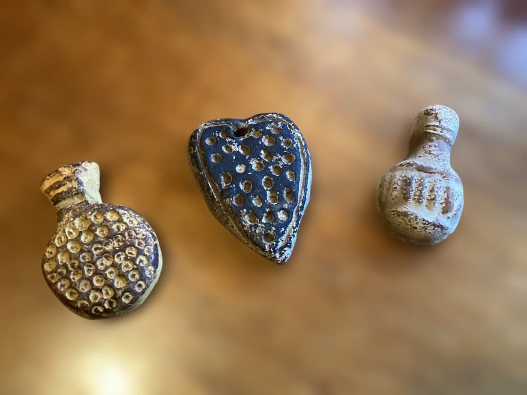 中国古陶 小さなオブジェ 3点セット