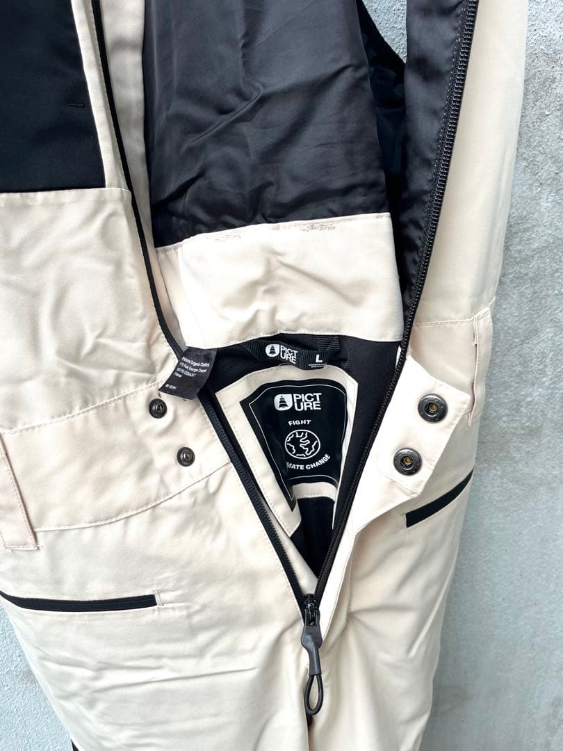 ム*ナ様 PICTUREピクチャー スノボー ウエア セットアップ 同色 L ス