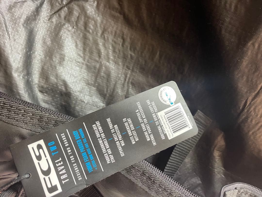 【新品・未使用品】FCS サーフボードケース 6'3 トラベル2