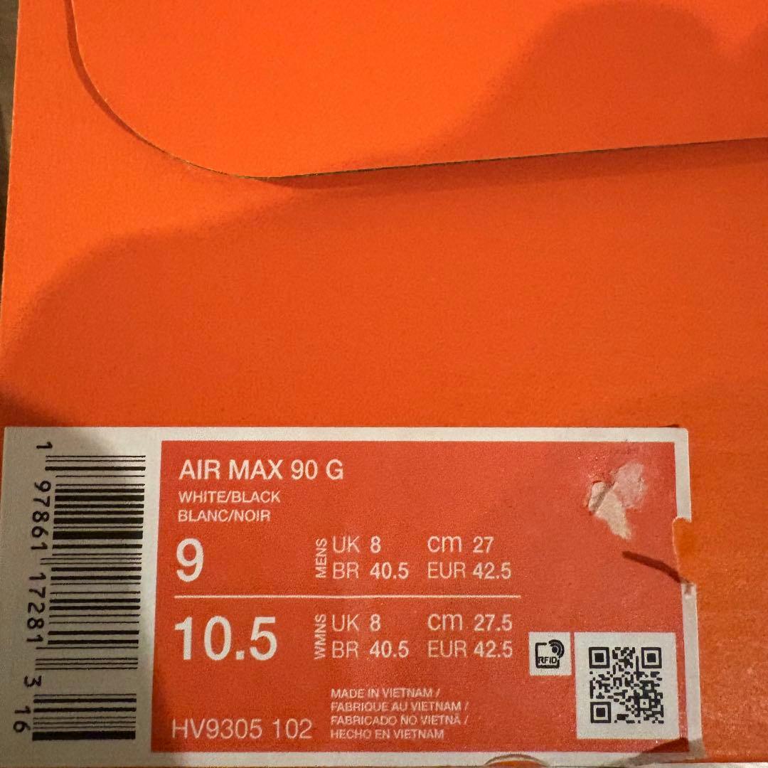 定価以下 nike airmax90 G エアマックス90 ゴルフ 27 ナイキ