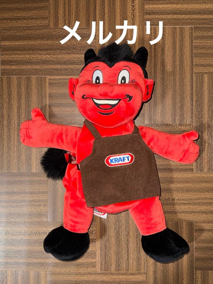 アドバタイジング kraft レッドデビル ヴィンテージ ぬいぐるみ アメトイ