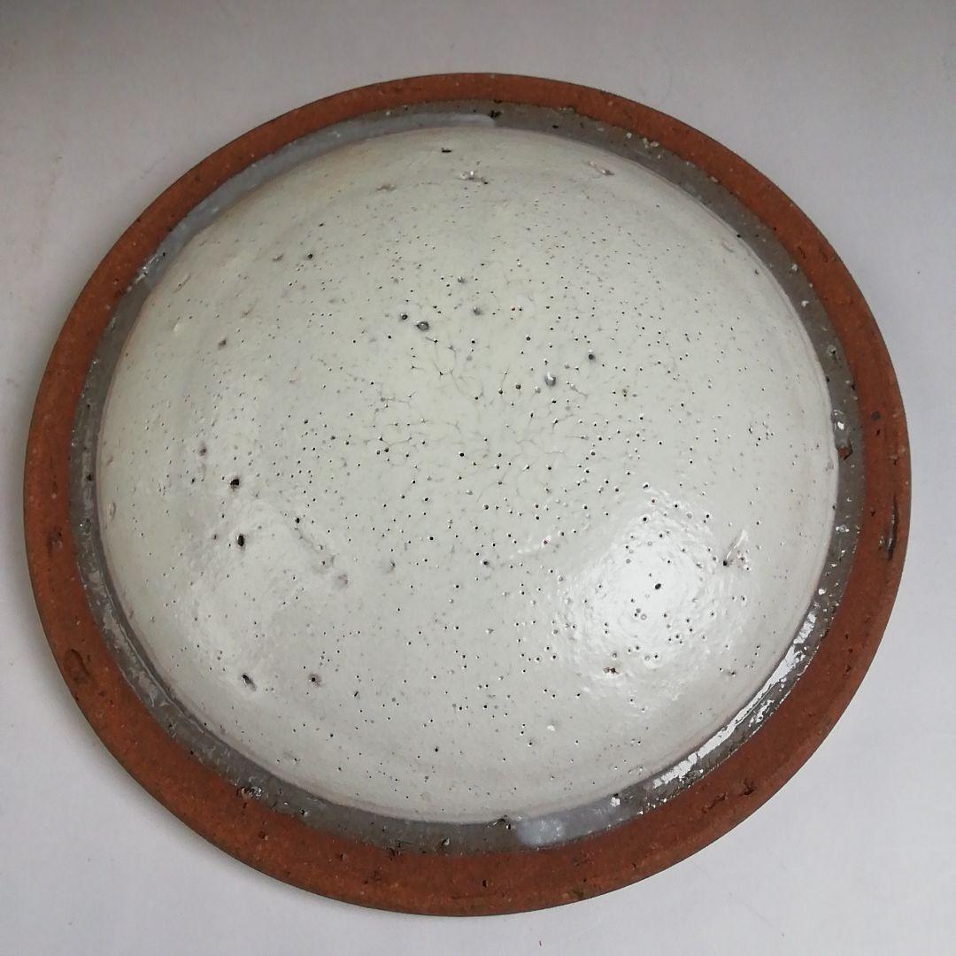 Ｔ９９５　水指　『粉引　水指』『塗替蓋付』『宇田佐平 造』　共箱　茶道具