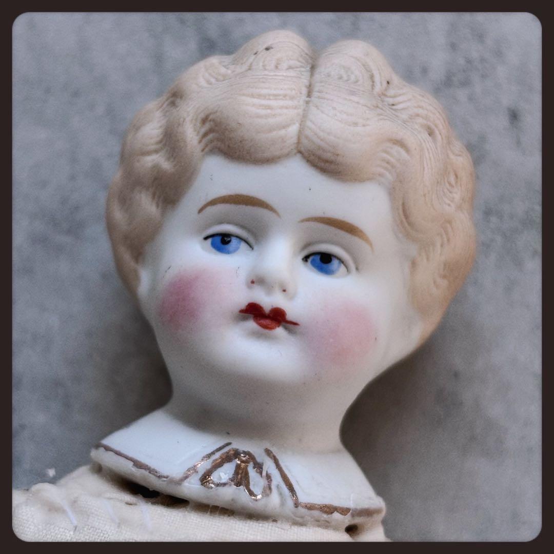レアアンティーク　ブロンド　パリアンドール ビスクドール