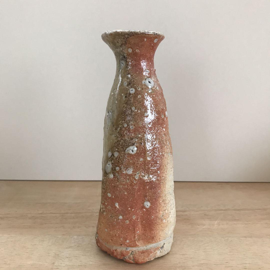 茶道具　華道　花入れ　信楽焼　清右ヱ門窯四代目作