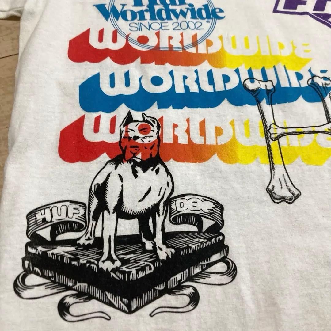 激レア HUF Mサイズ　マルチカラー　スケートボード　スケボー