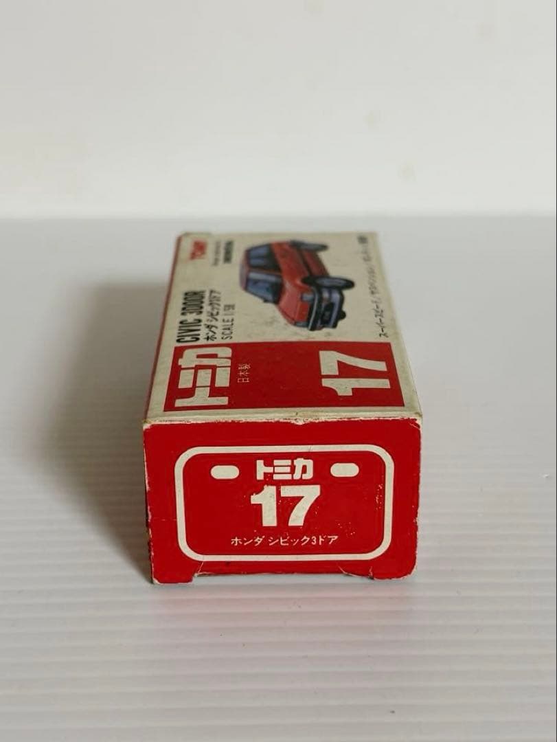 トミカ赤箱　No17 ホンダ シビック 3ドア (名古屋丸栄特注)ブルー