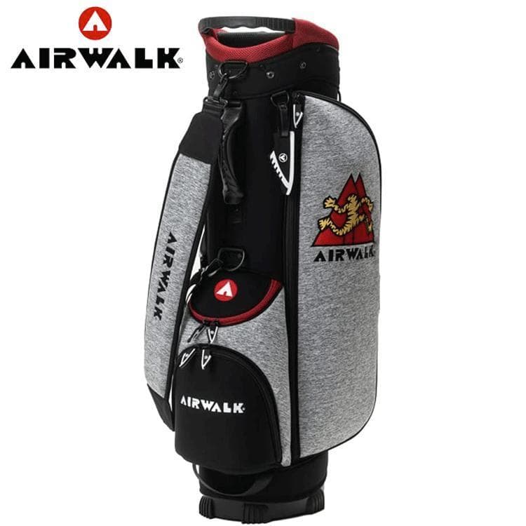 新品 AIRWALK GOLF エアーウォーク スタンドキャディバッグ グレー