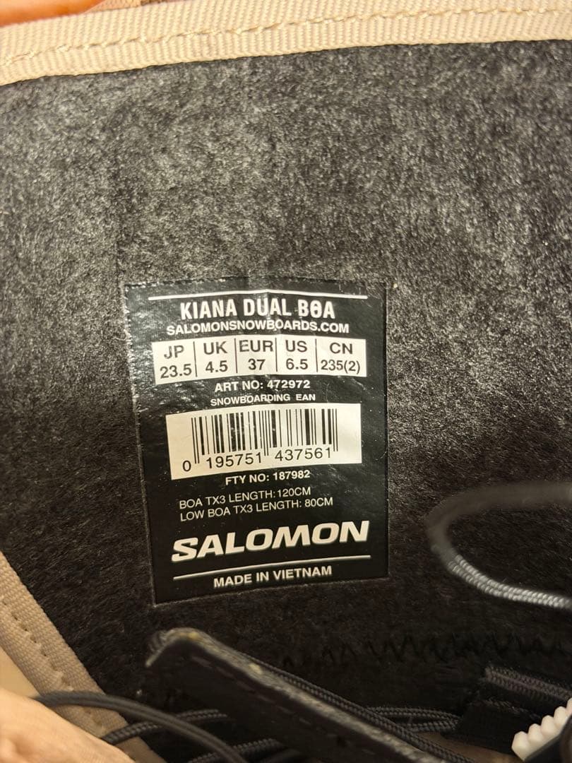 salomon スノーボード　ブーツ　BOA