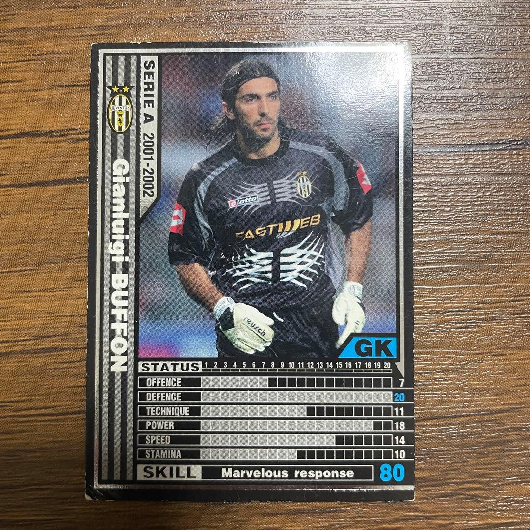 [希少] wccf 2001 - 2002 ジャンルイジ　ブッフォン　ユベントス