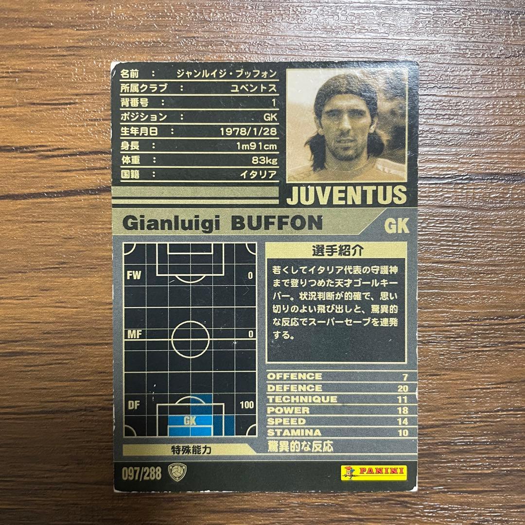 [希少] wccf 2001 - 2002 ジャンルイジ　ブッフォン　ユベントス