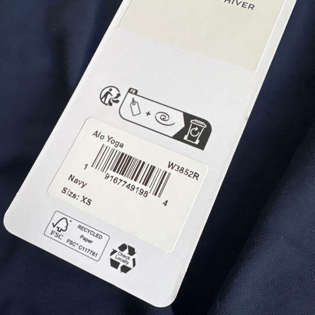 alo ネイビー 長袖トップス ノクターン ロングスリーブ XS