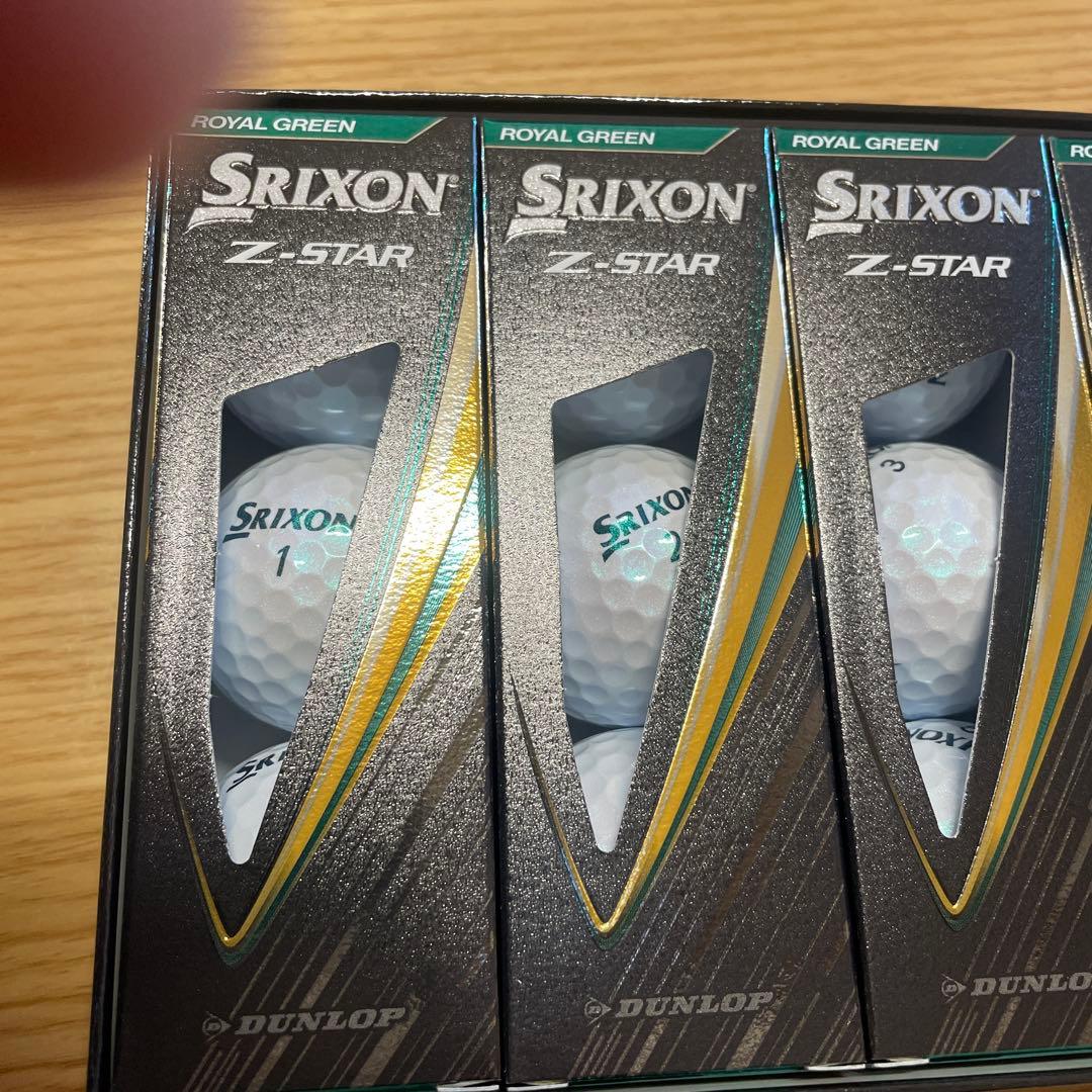 【新品】DUNLOP(ダンロップ)Srixon Z-STARロイヤルグリーン3箱