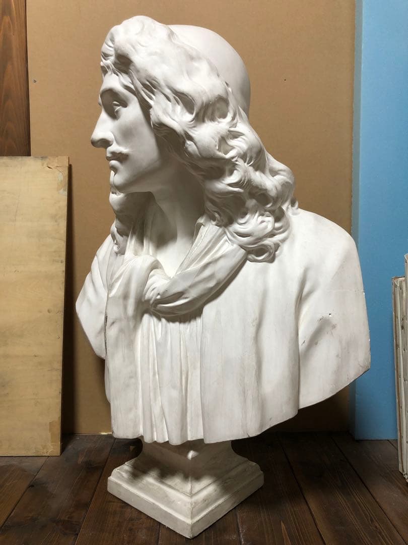 モリエール　胸像　石膏像（直接引き取り希望）