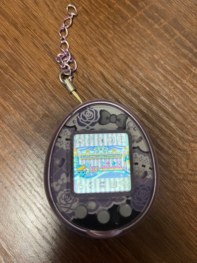 たまごっち4U +パープル、4U +カスタムカバー付き