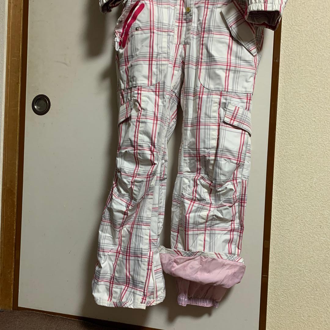 スノーボードウェア　チェック柄　11号　美品　おまけあり