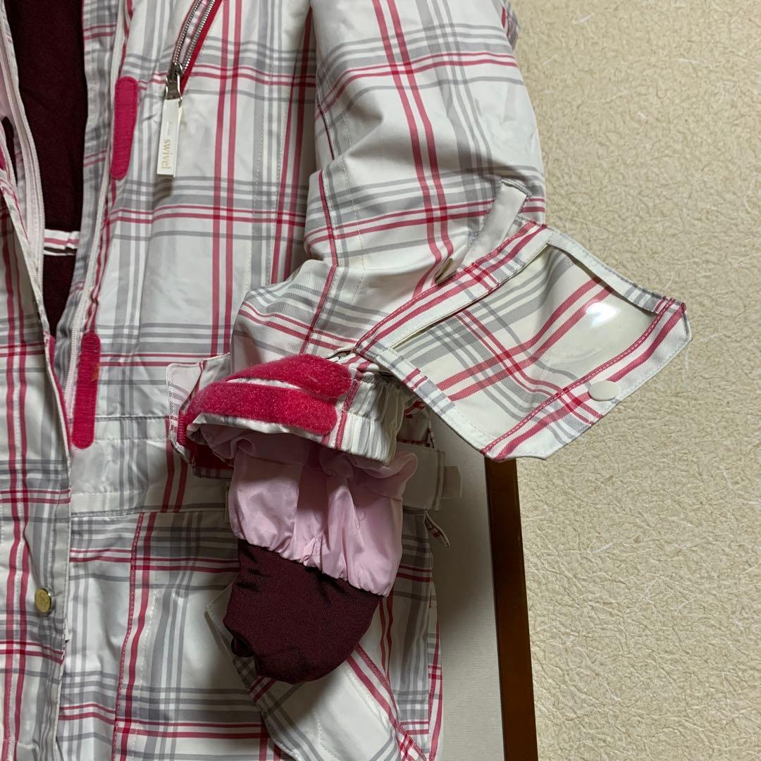 スノーボードウェア　チェック柄　11号　美品　おまけあり