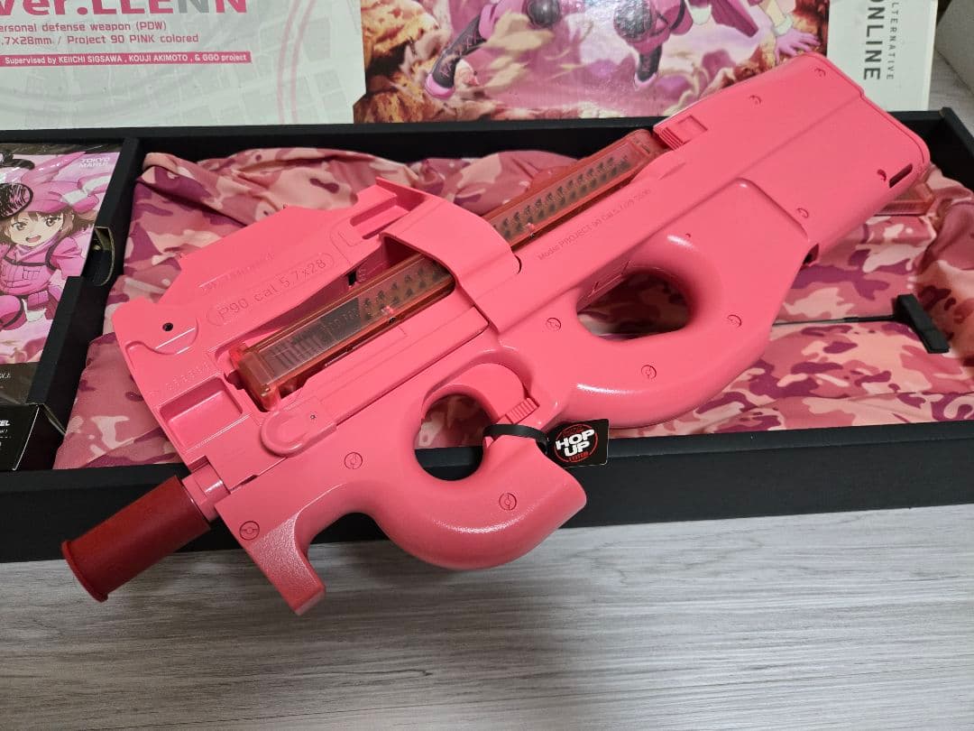 P90 Ver. LLENN 電動ガン　ggo ガンゲイルオンライン