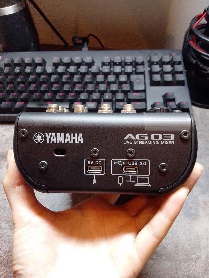 YAMAHA AG03 ライブストリーミングミキサー本体