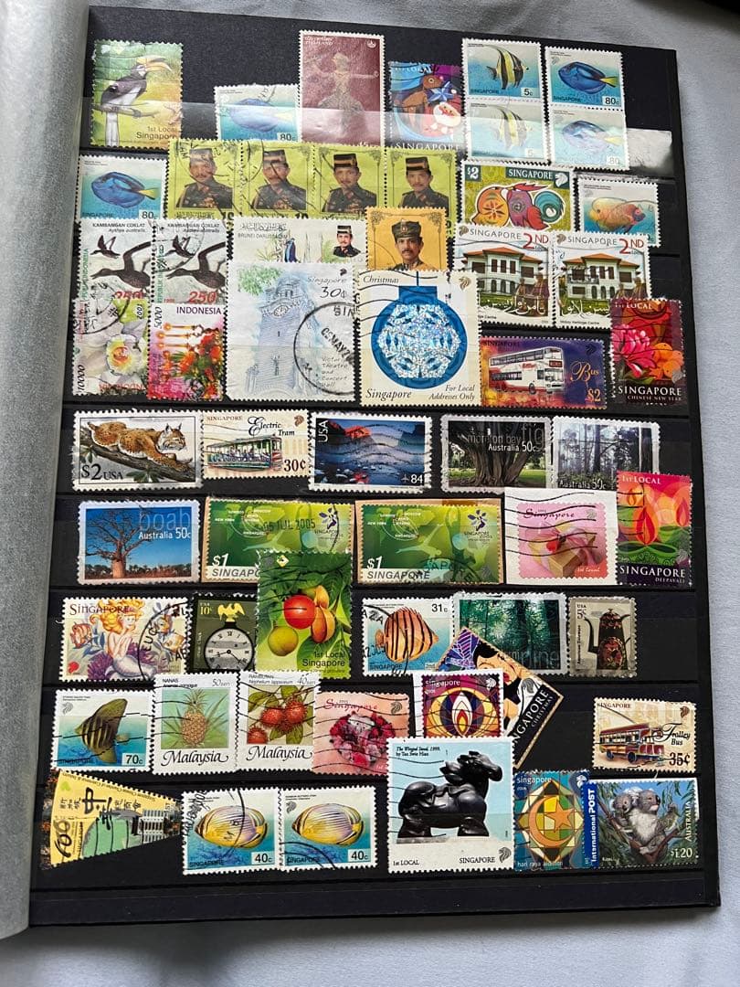シンガポール 使用済切手 コレクション まとめ