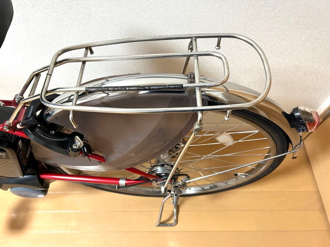 電動自転車　横浜　美品　パナソニック　ビビDX 大容量16Ah 前後タイヤ新品