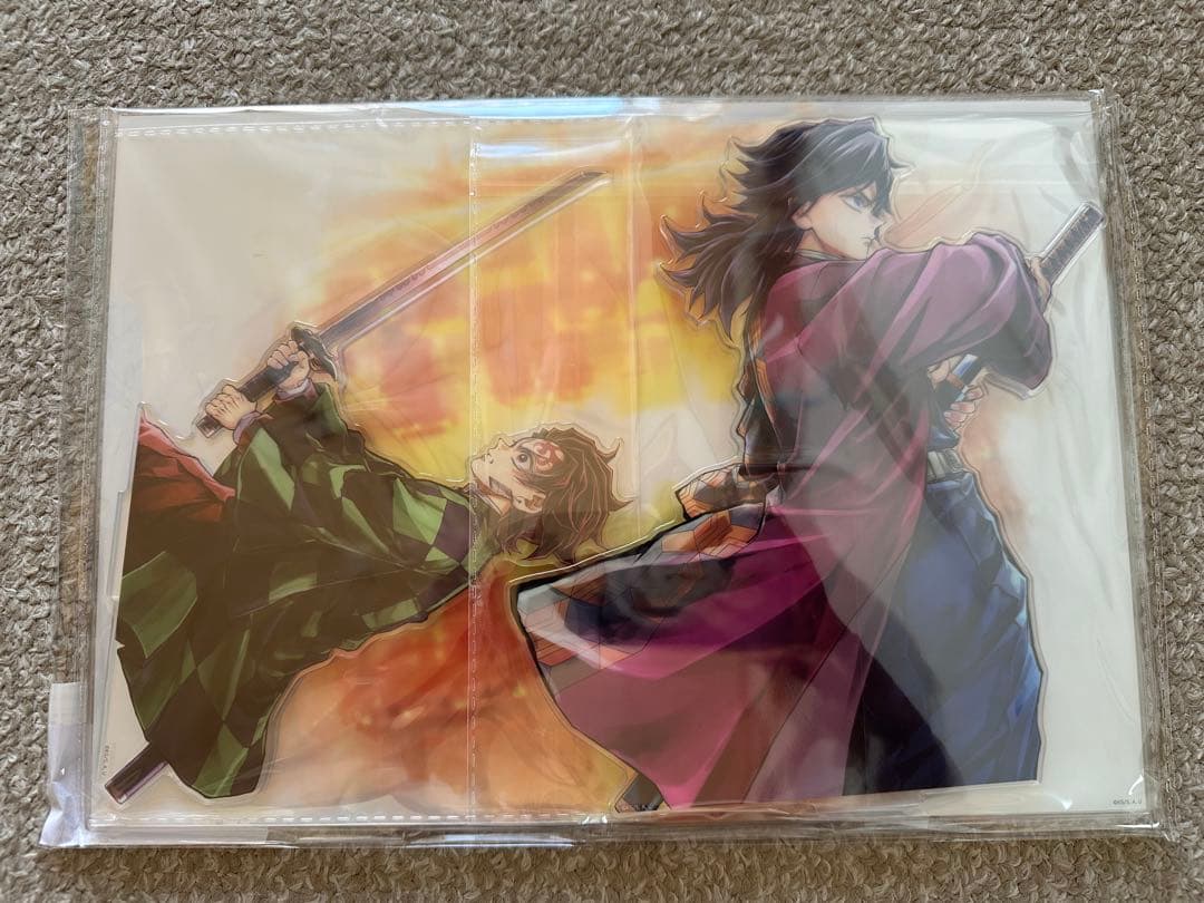 鬼滅の刃　繋ぐ　WEBSHOPくじA賞　ビッグアクリルスタンド　義勇・炭治郎