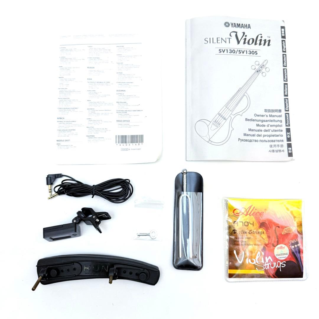 【動作良好】YAMAHA SV130 サイレントバイオリン エレキバイオリン