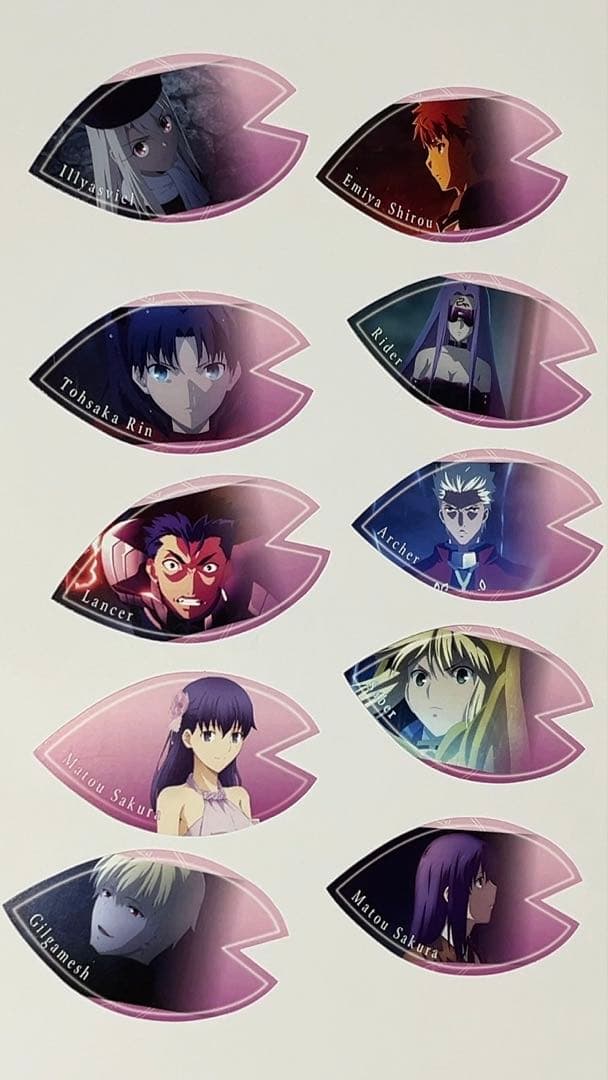 Fate fgo レアルタ　ギルガメッシュ　間桐桜　セイバー　遠坂凛　非売品