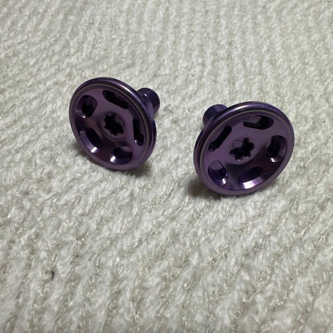 【希少】バリアルハンドル用　DISHキャップ　パープル