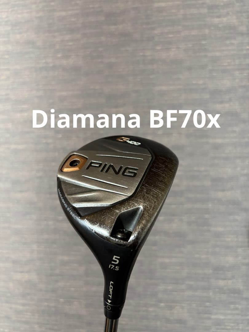 G400 5w 17.5度 ディアマナBF7X ping
