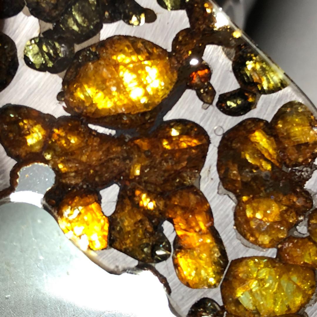 パラサイト隕石 隕石　石鉄隕石　セリコ隕石 美品　重さ約14ｇ　ケース付き