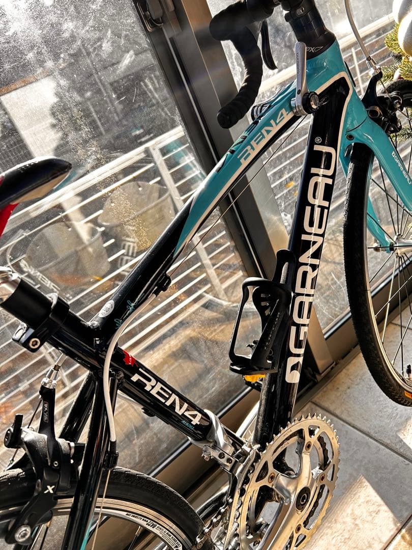 GARNEAU ブラック/ターコイズ ロードバイクジュニア用　24インチ