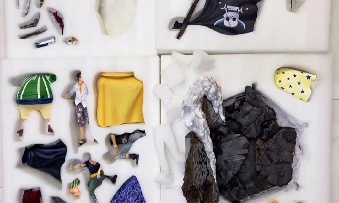 ワンピース 赤髪 シャンクス ガレージキット ガレキ スタチュー①⑥