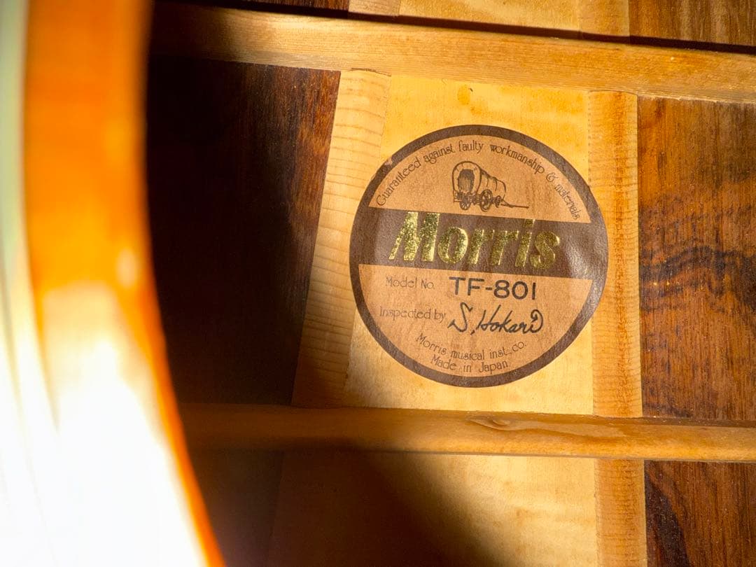 モーリス　TF801 Morris ハカランダ　アコースティックギター 中古品