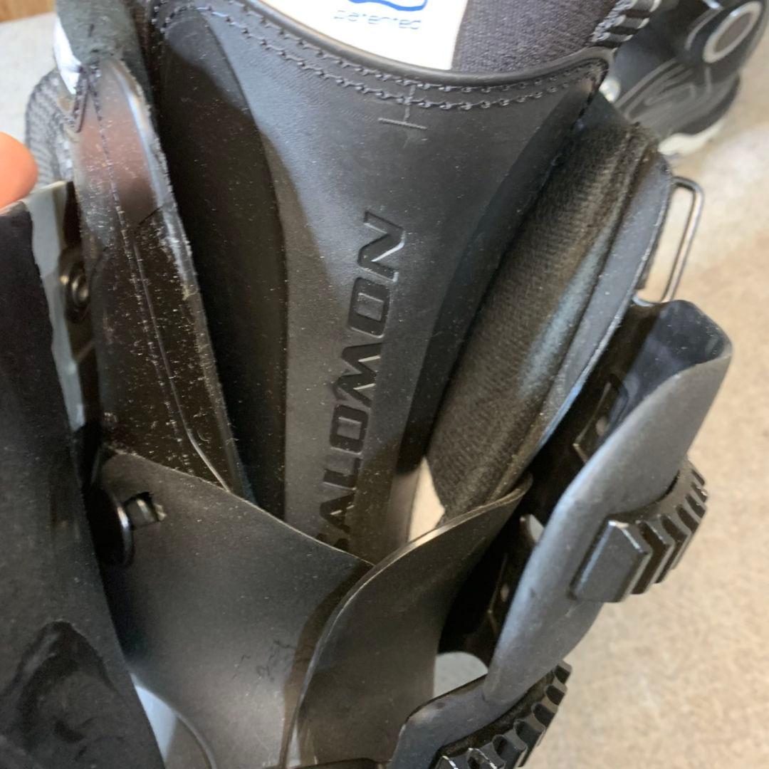 J354\" SALOMON スノーブーツ ブラック メンズ サイズ 25cm