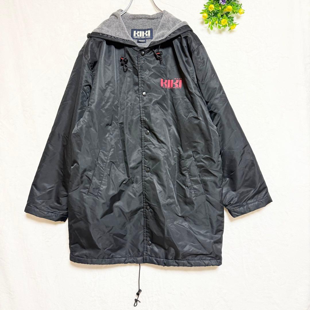 ホノルルハワイキキ【M】ベンチコート 裏起毛 キルティング ユニセックス ピステ