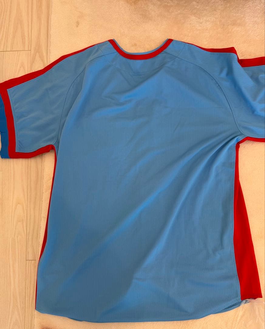 中日ドラゴンズ　復刻版　CHUNICHI ユニフォーム 水色と赤