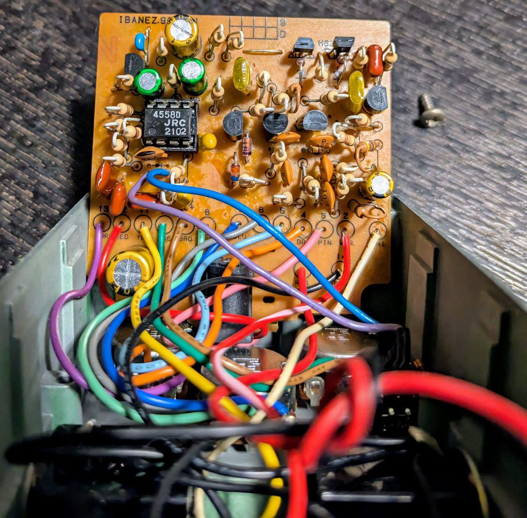 ギター Ibanez Tube Screamer TS-9 JRC4558D