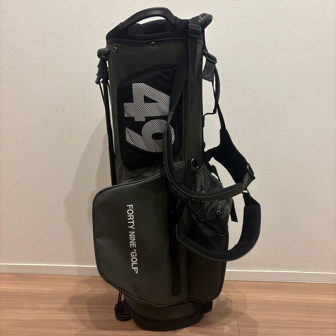 TFW49 キャディバッグ カーキ×チャコール UTヘッドカバー　ネームプレート