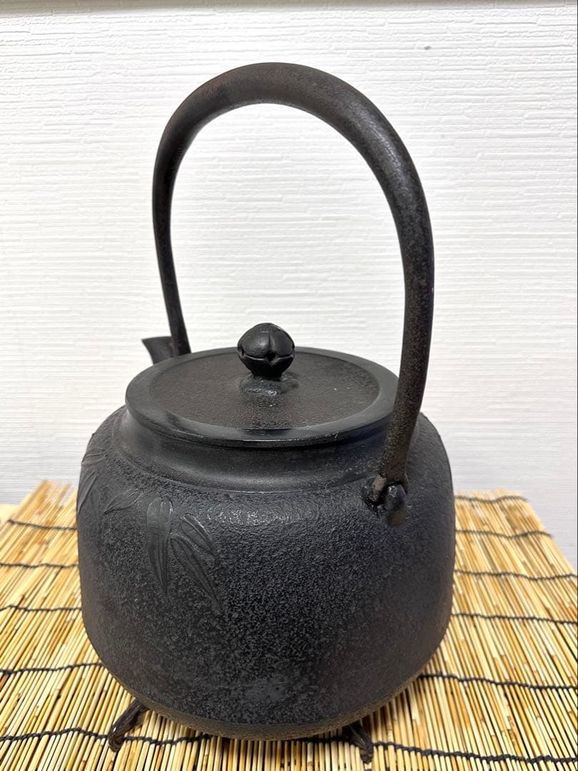 未使用、長期保管品 南部三厳堂 ５０型 巨大鉄瓶　南部鉄瓶　南部鉄器　鉄瓶