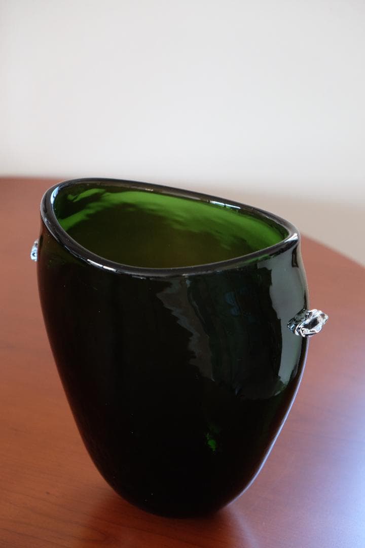 西山亮 民藝品 吹きガラス 花瓶 花器 骨董 横山秀樹 舩木倭帆 ガラス グラス