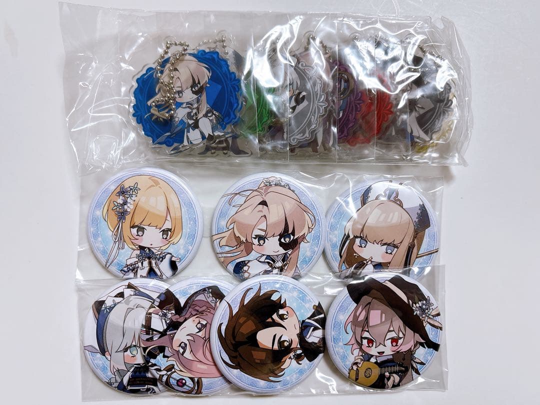 終遠のヴィルシュ 終ヴィル あみあみ 特典 アクリルキーホルダー 缶バッジ