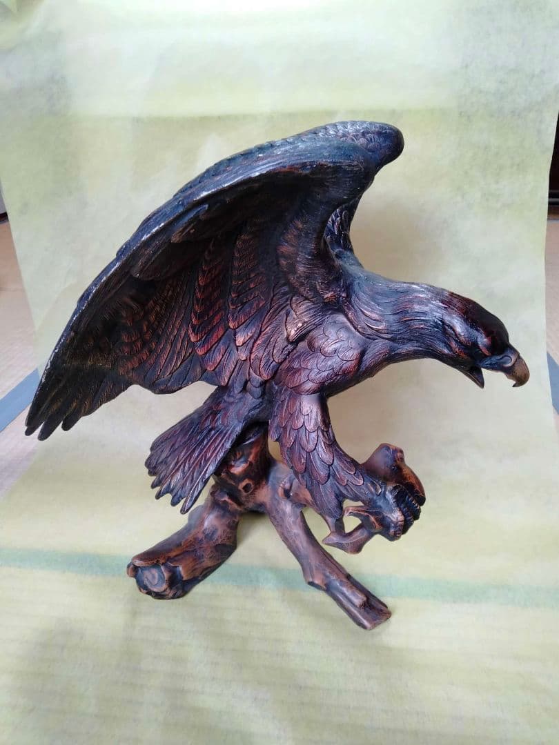 「バケラッタ亅　鷲・鳶・鳥・金属製・置物・飾り物・オブジェ・レア