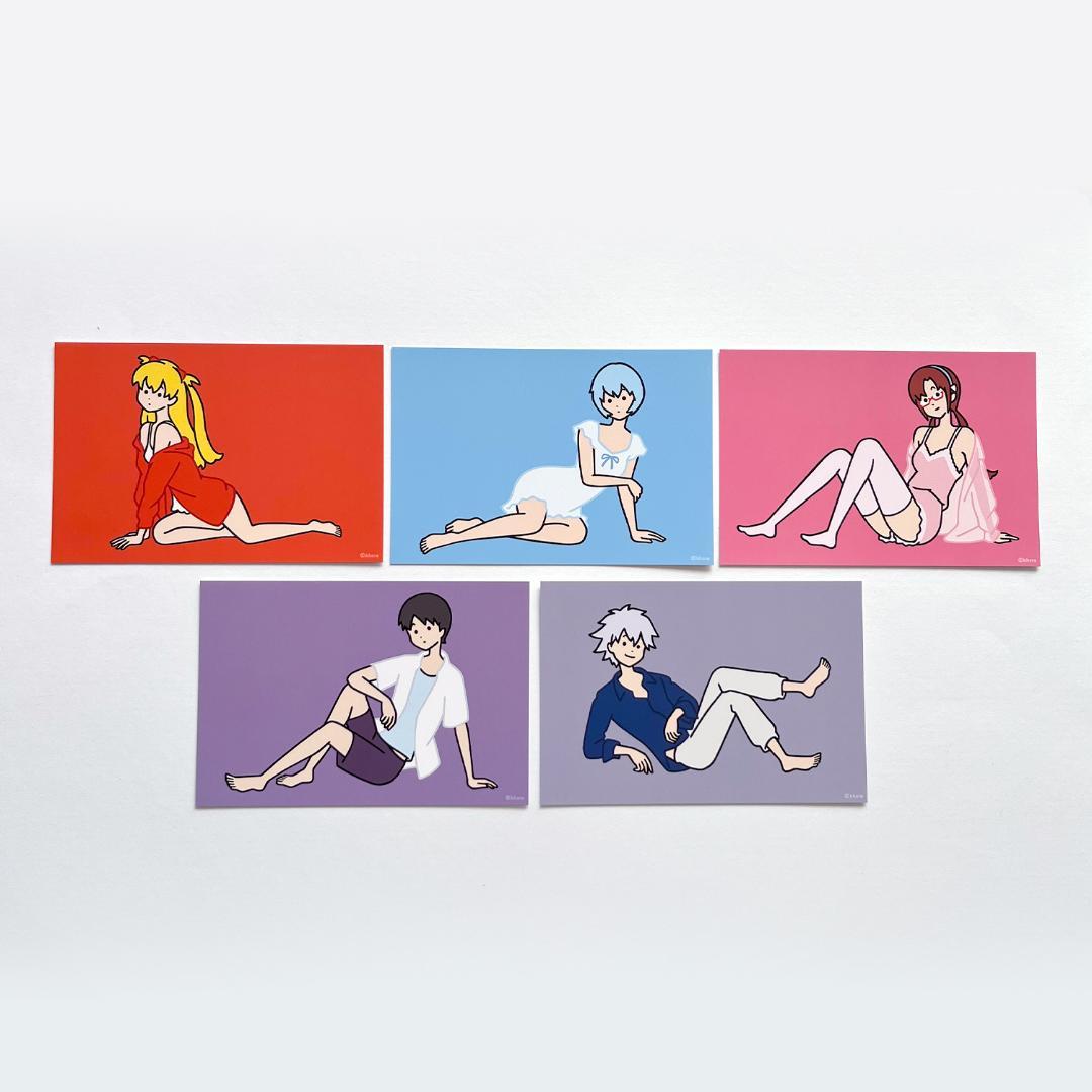 エヴァンゲリオン ポストカード41枚&ポストカード収納ファイル