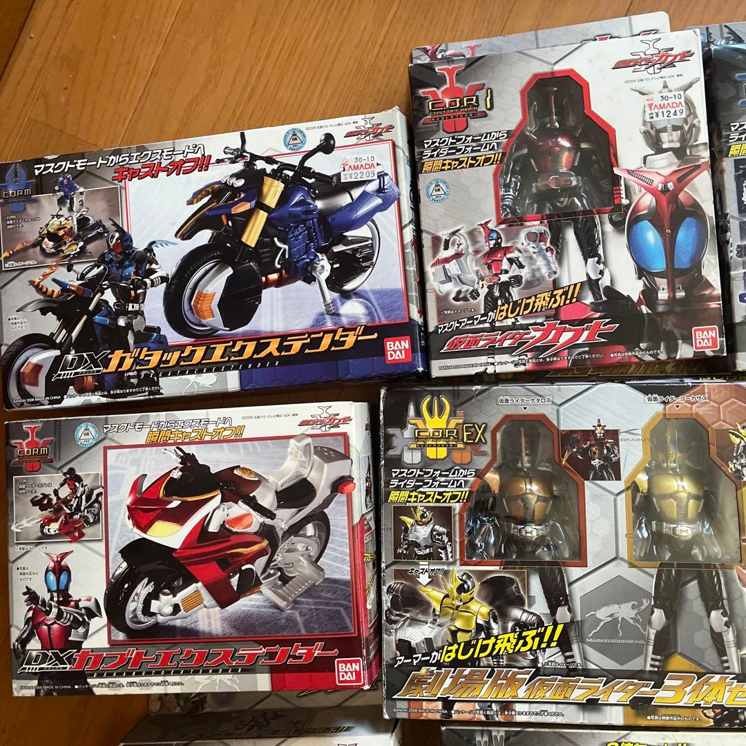 仮面ライダーカブト フィギュアセット