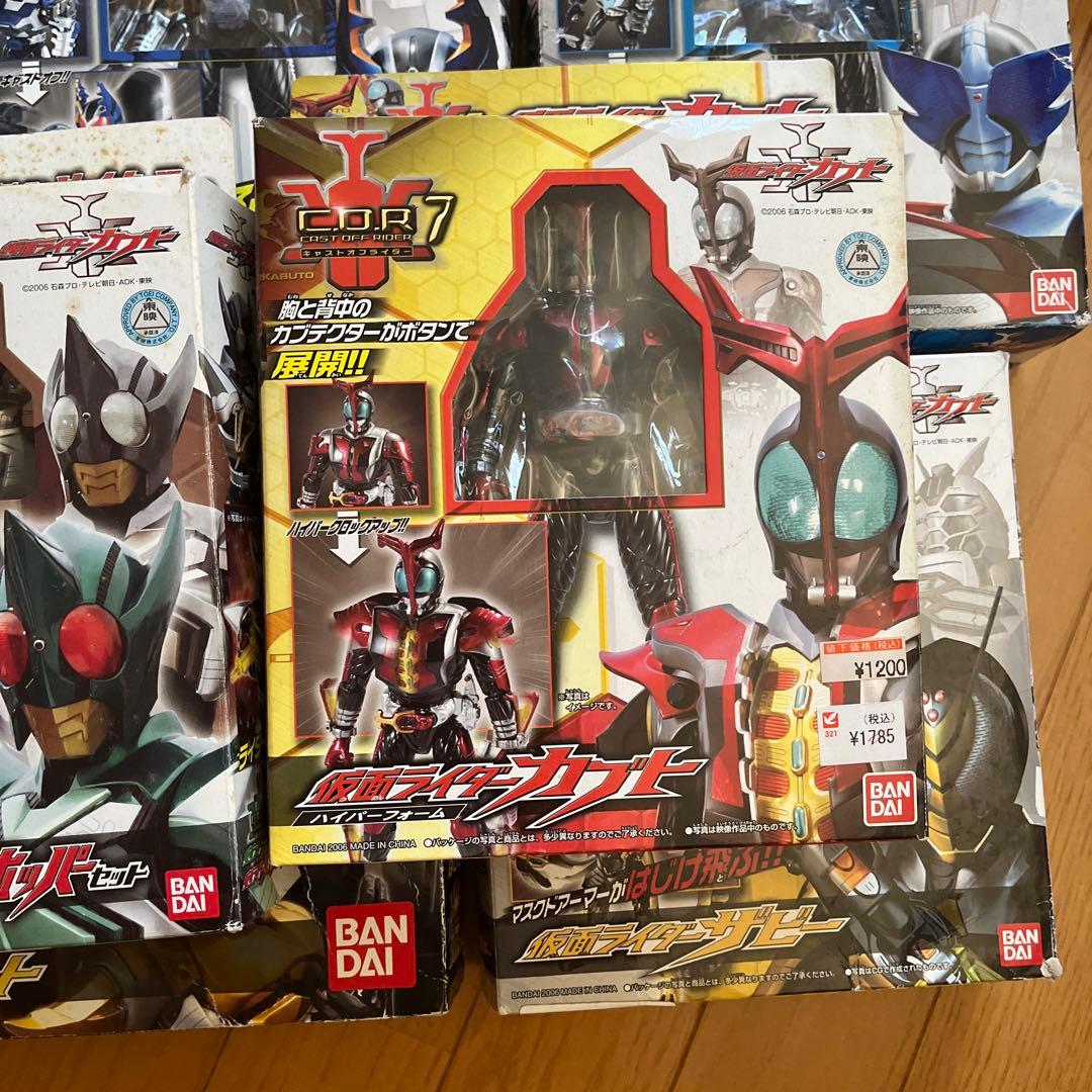 仮面ライダーカブト フィギュアセット